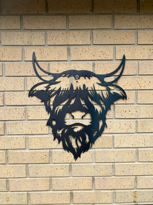 Wall Art | Hamish the Highland Cow | Steel Art