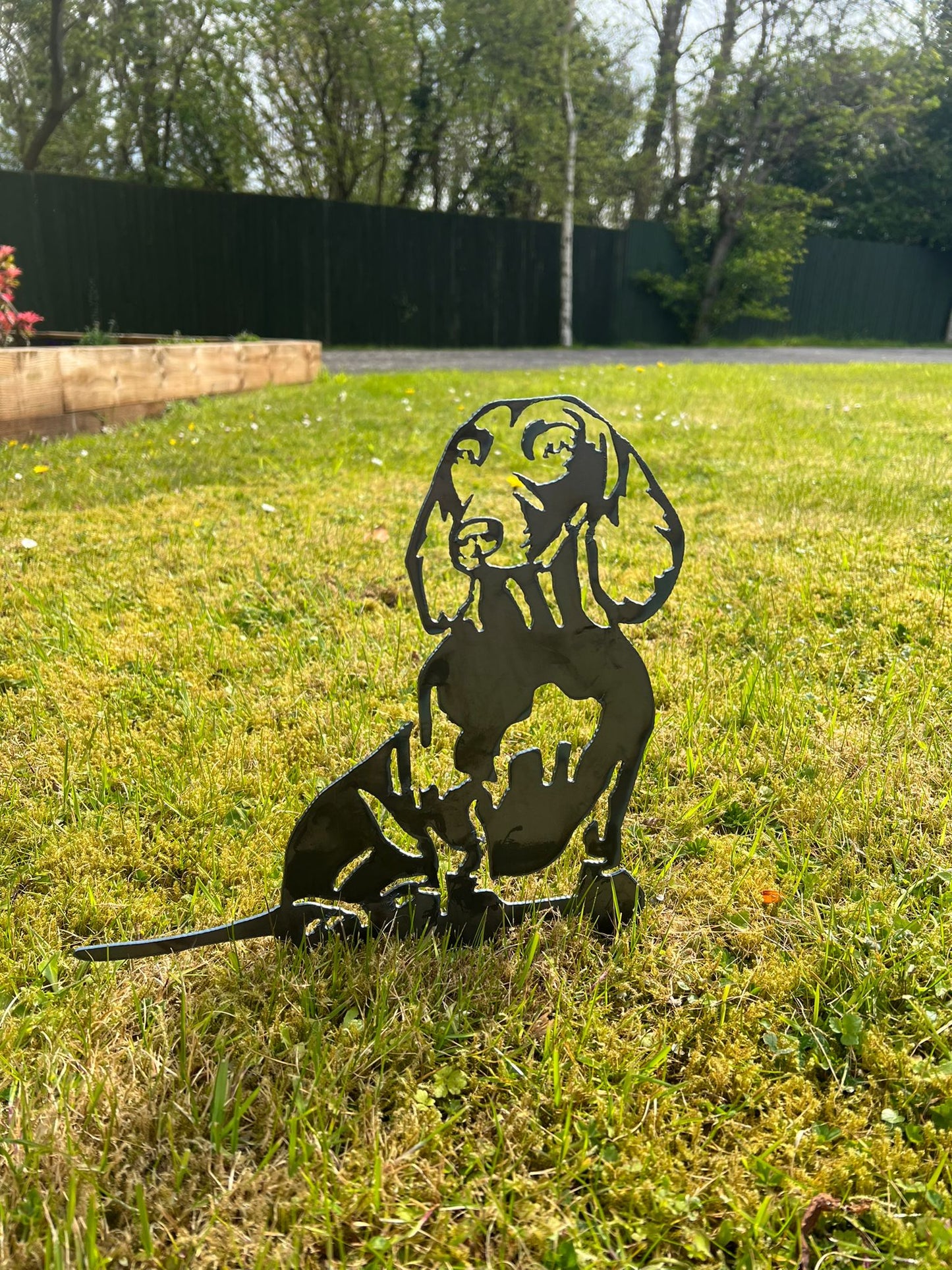 Garden Decoration | Simon the Sausage Dog | Steel Art