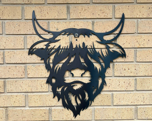 Wall Art | Hamish the Highland Cow | Steel Art